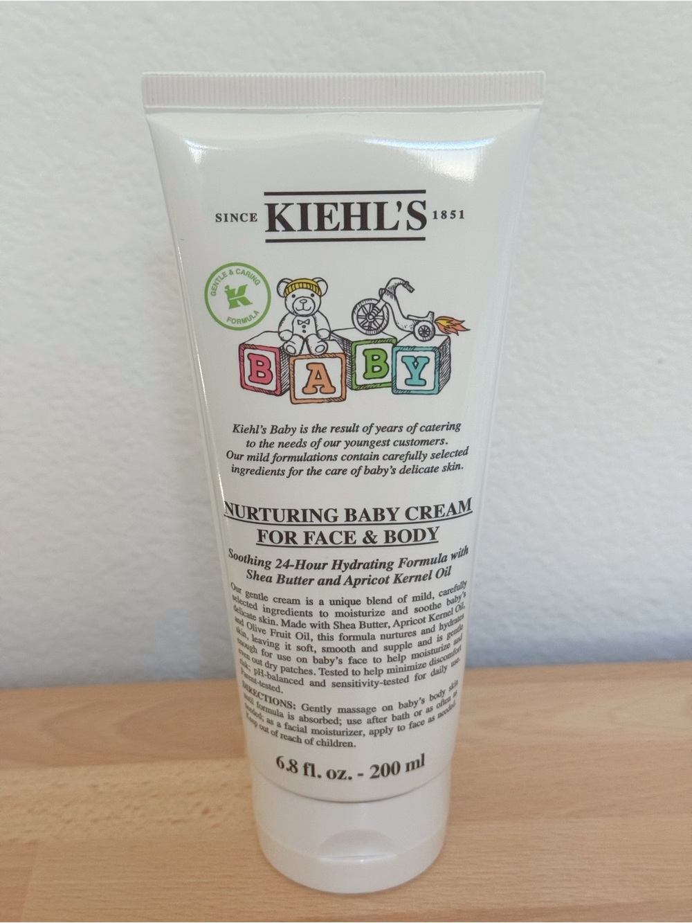 Kiehl's Nurturing Baby Cream Face & Body Soothing 24 H Hydration 6.8oz - New